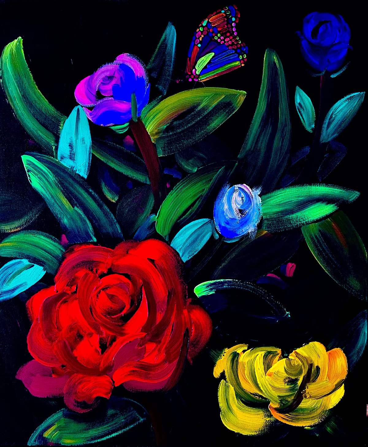 花季系列 - 布面油画 120×100cm