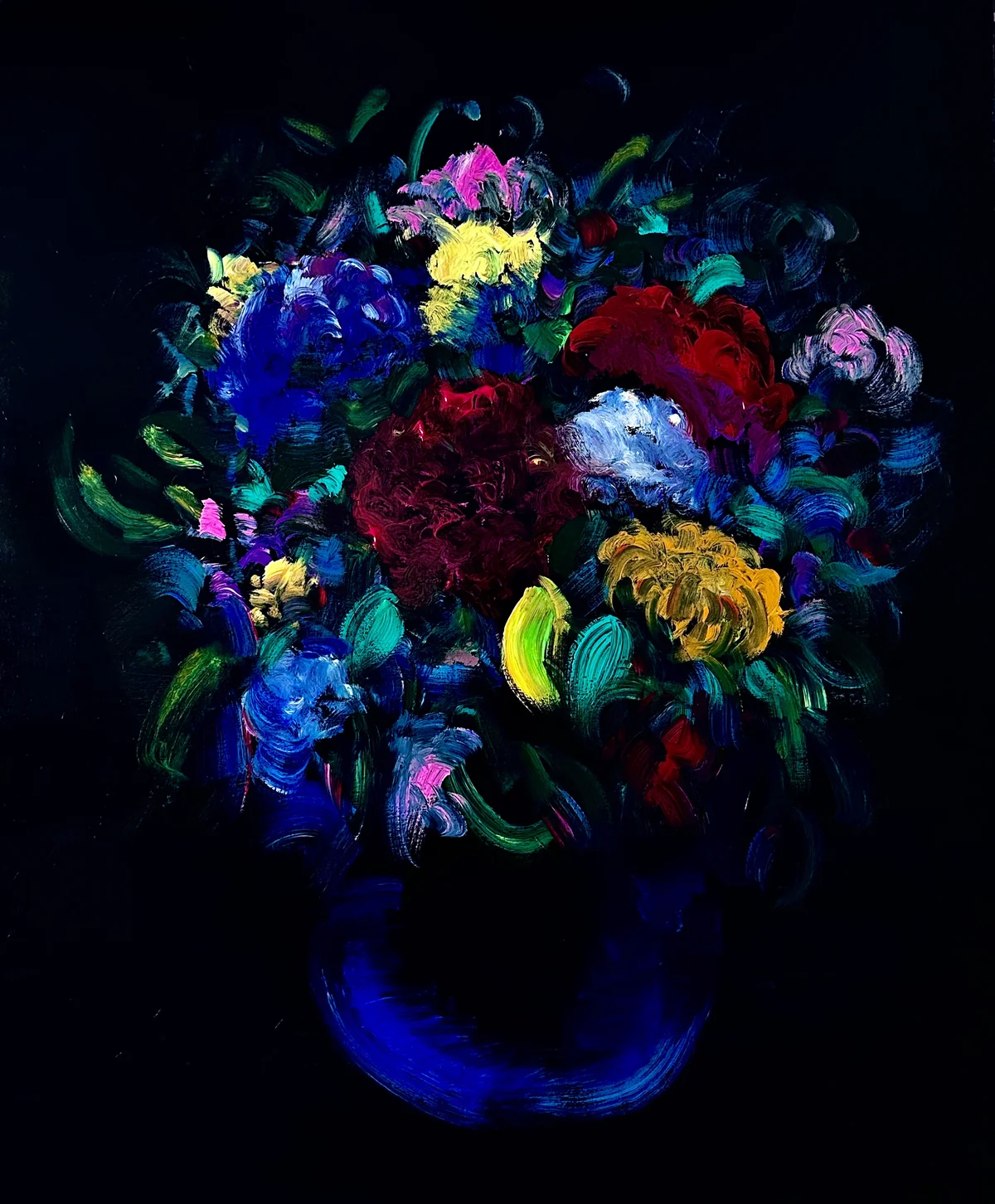 花季系列 - 布面油画 120×100cm