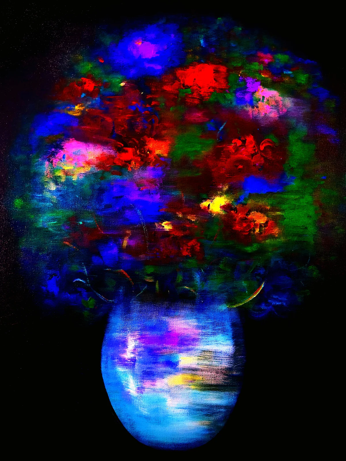 花季系列 - 布面油画 80×60cm