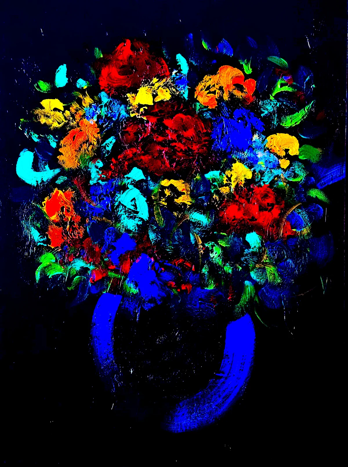 花季系列 - 布面油画 80×60cm