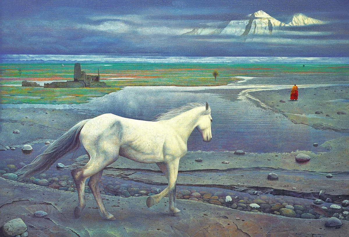 弥踪 - 布面油画