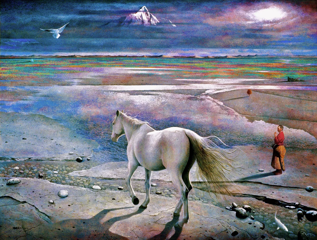 影子 - 布面油画