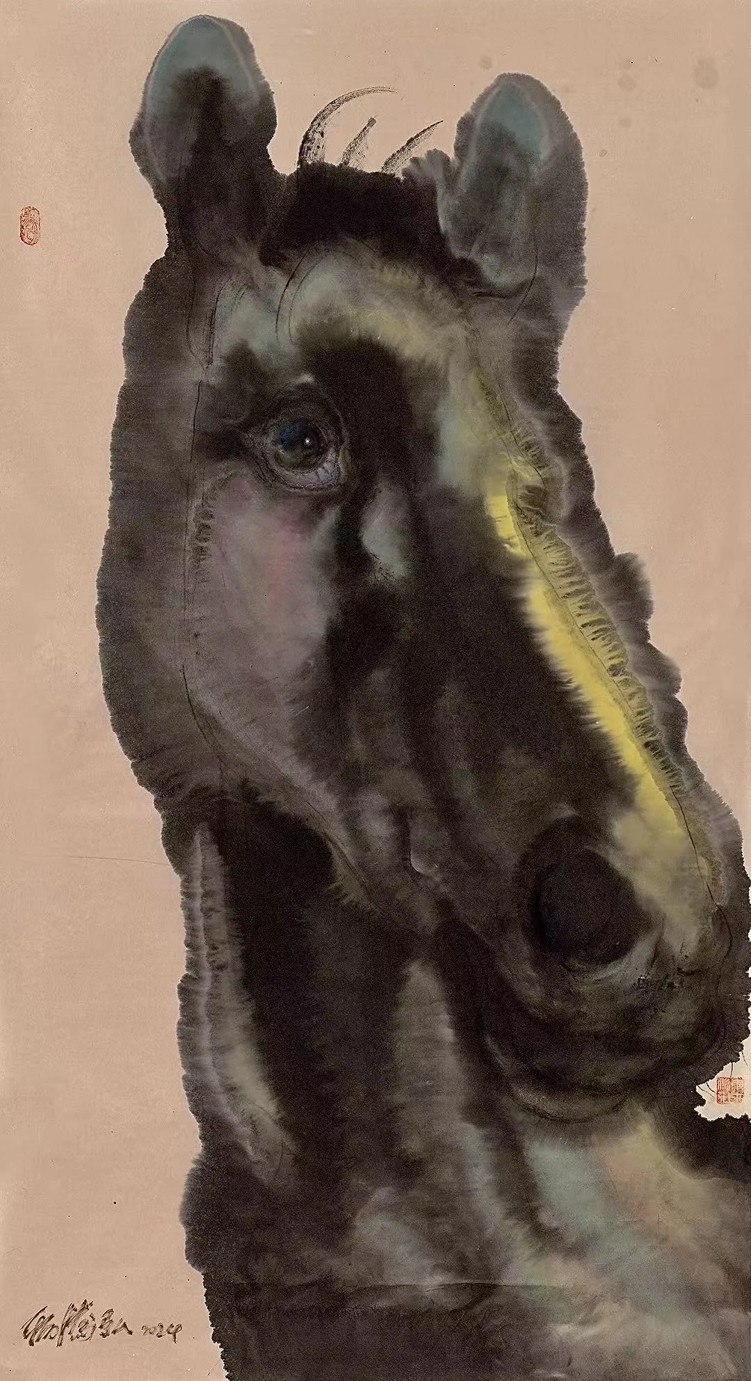 生命图腾系列 - 纸本彩墨