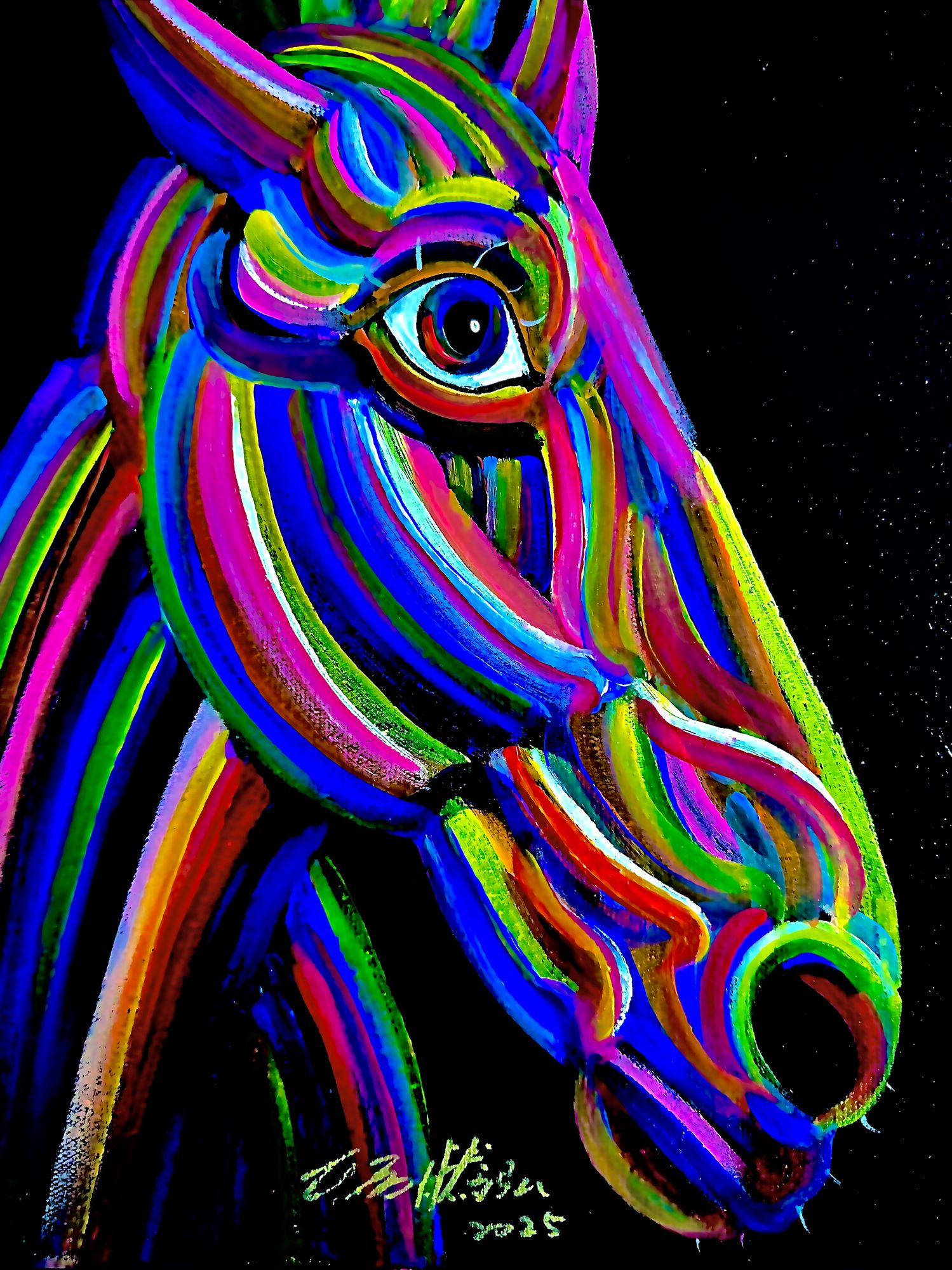 生命图腾——品评著名画家东方腾弘的人马之缘