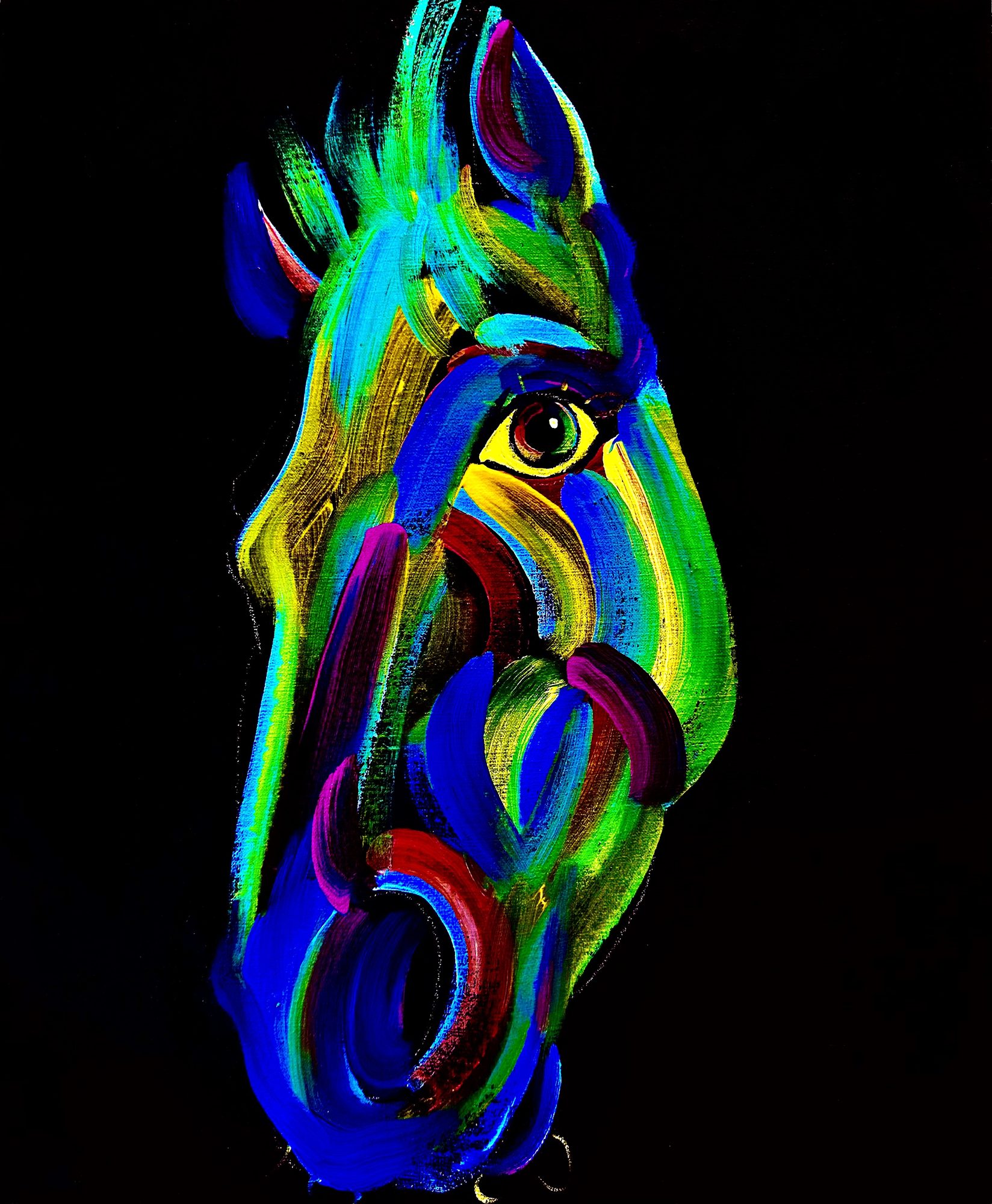 百家丨生命图腾与神秘意象——东方腾弘绘画的文化阐释