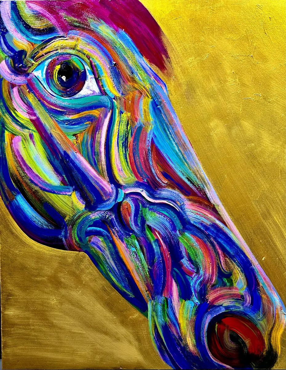 生命图腾系列 - 布面油画