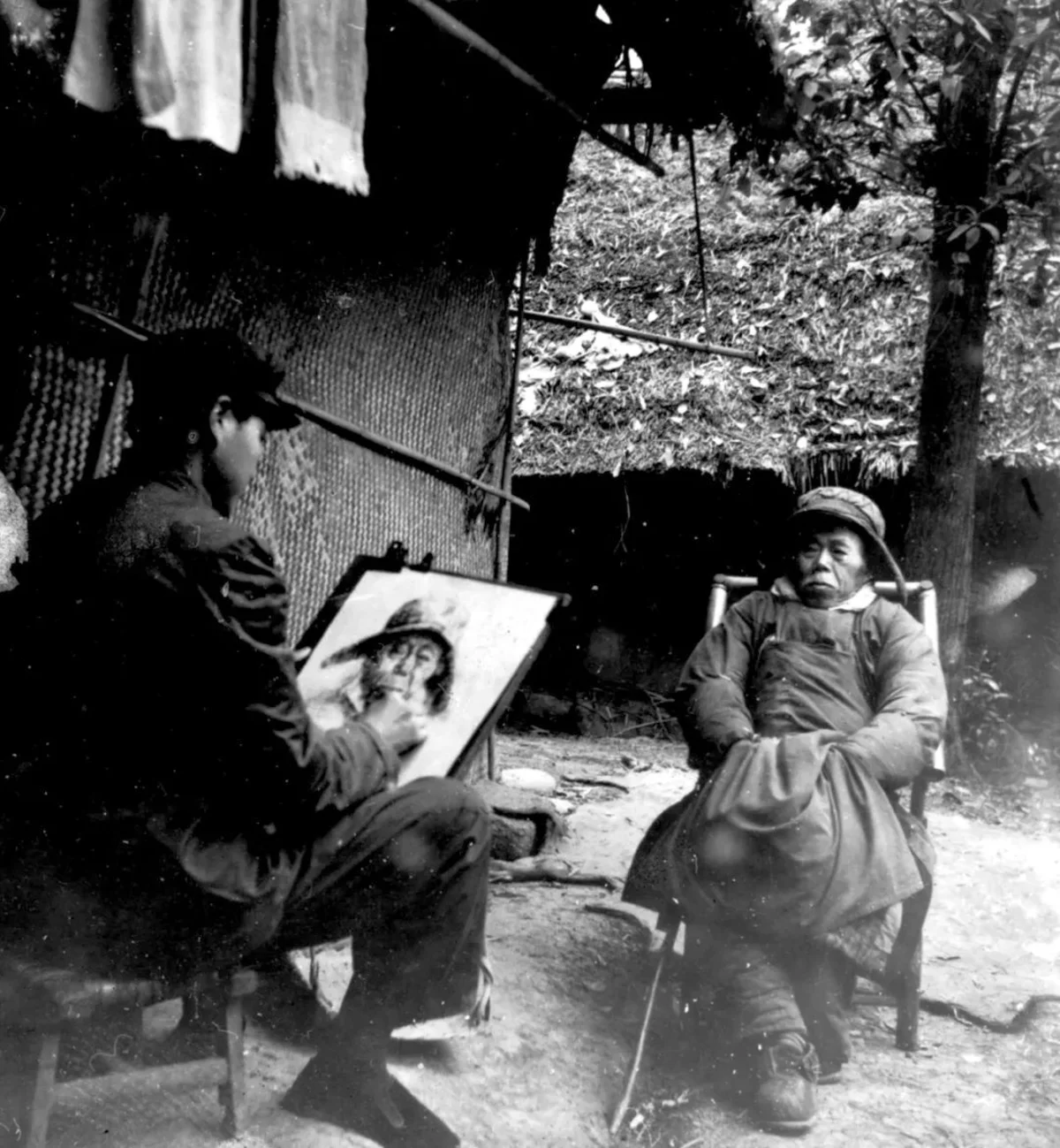 1979年在成都天回镇农村写生
